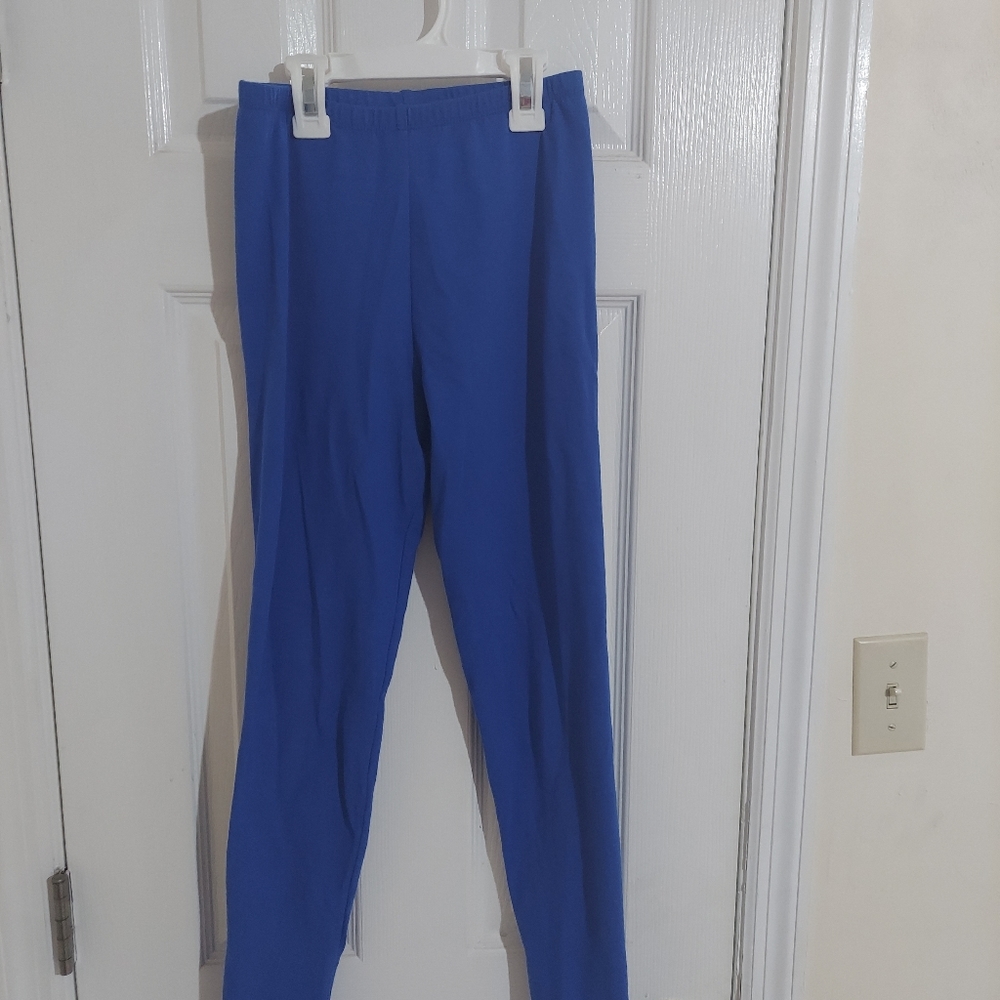 Blue cotton leggings- Theatricals